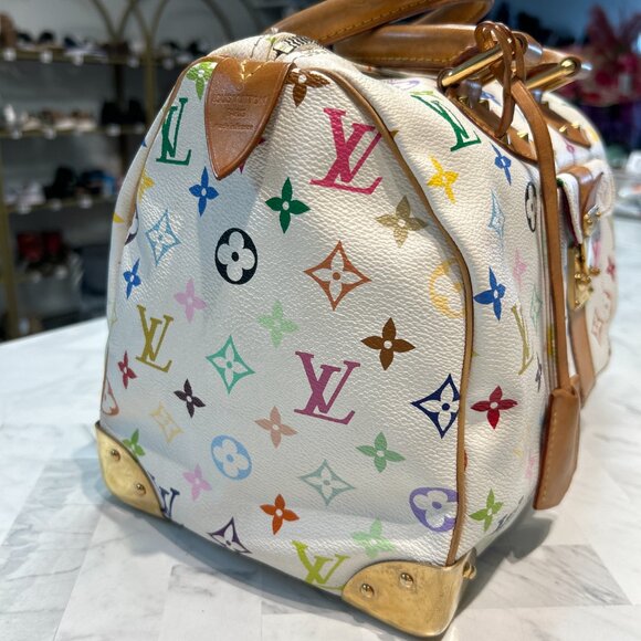 Louis Vuitton Monogram Multicolor Speedy 30 White - Picture 5 of 12